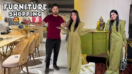 NEW GHAR KI FURNITURE SHOPPING  | Areeb Ny Dhoka Dy Dea  | Fatima Aur Rabia Ki Narazgi