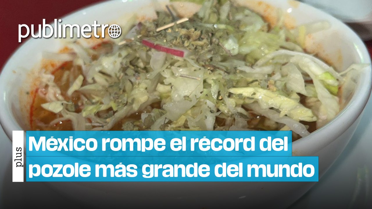 México rompe Récord Guinness: el pozole más grande del mundo