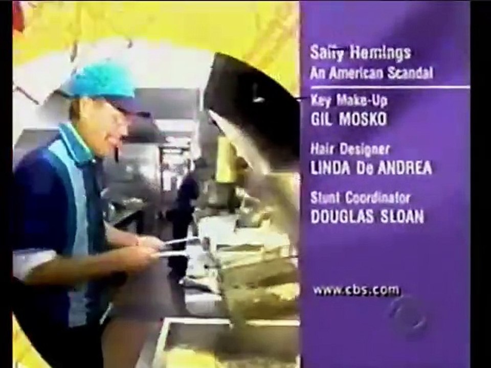 Sally Hemings: An American Scandal CBS Split Screen Credits