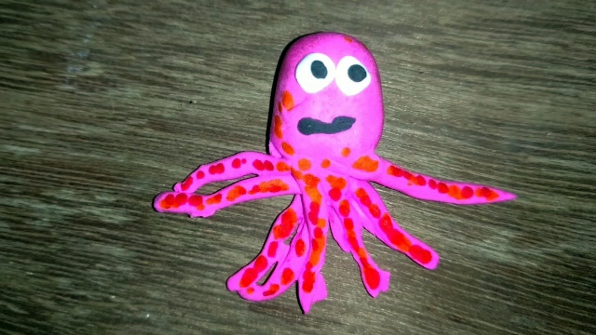 ⁣Clay making Octopus