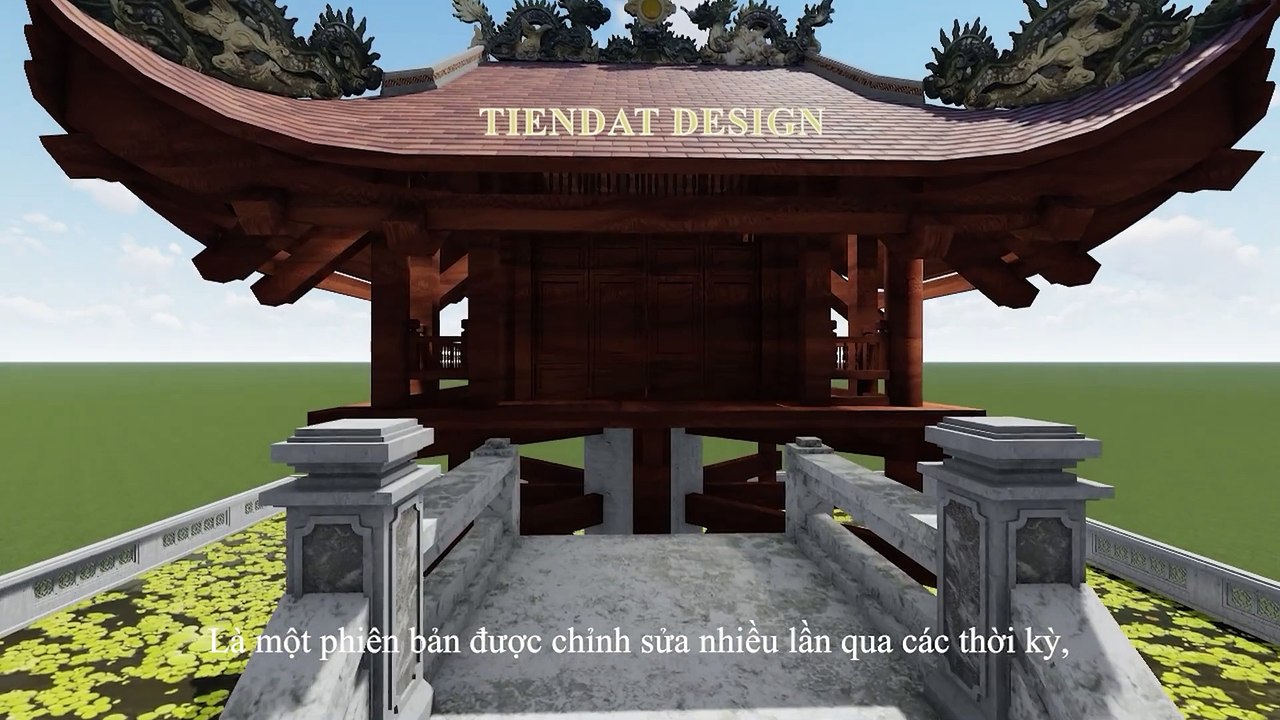 MÔ HÌNH KỸ THUẬT CHÙA MỘT CỘT NẰM TẠI THỦ ĐÔ HÀ NỘI - VIỆT NAM