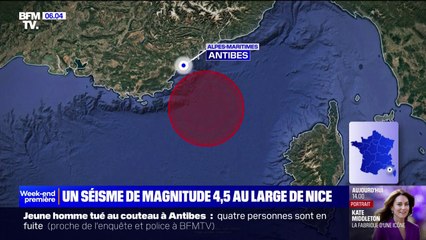 Download Video: Un séisme de magnitude 4,5 au large de Nice ce samedi