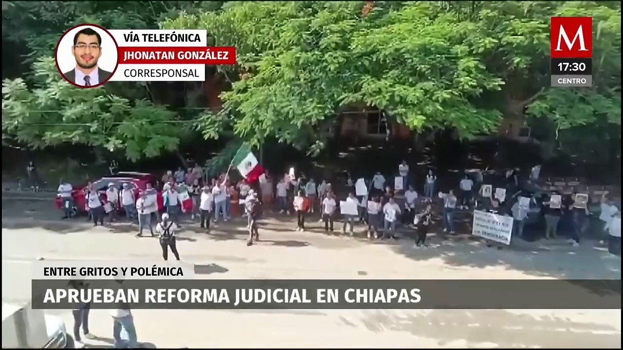 Chiapas aprueba el dictamen del Senado de la República sobre la reforma al Poder Judicial