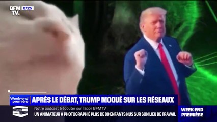 Chansons, clips générés par IA… Après le débat, Donald Trump moqué sur les réseaux sociaux