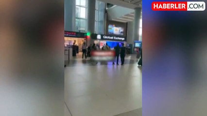 İstanbul Havalimanı'nda eşini sevgilisiyle basan adam çılgına döndü: "Kim lan bu herif!"