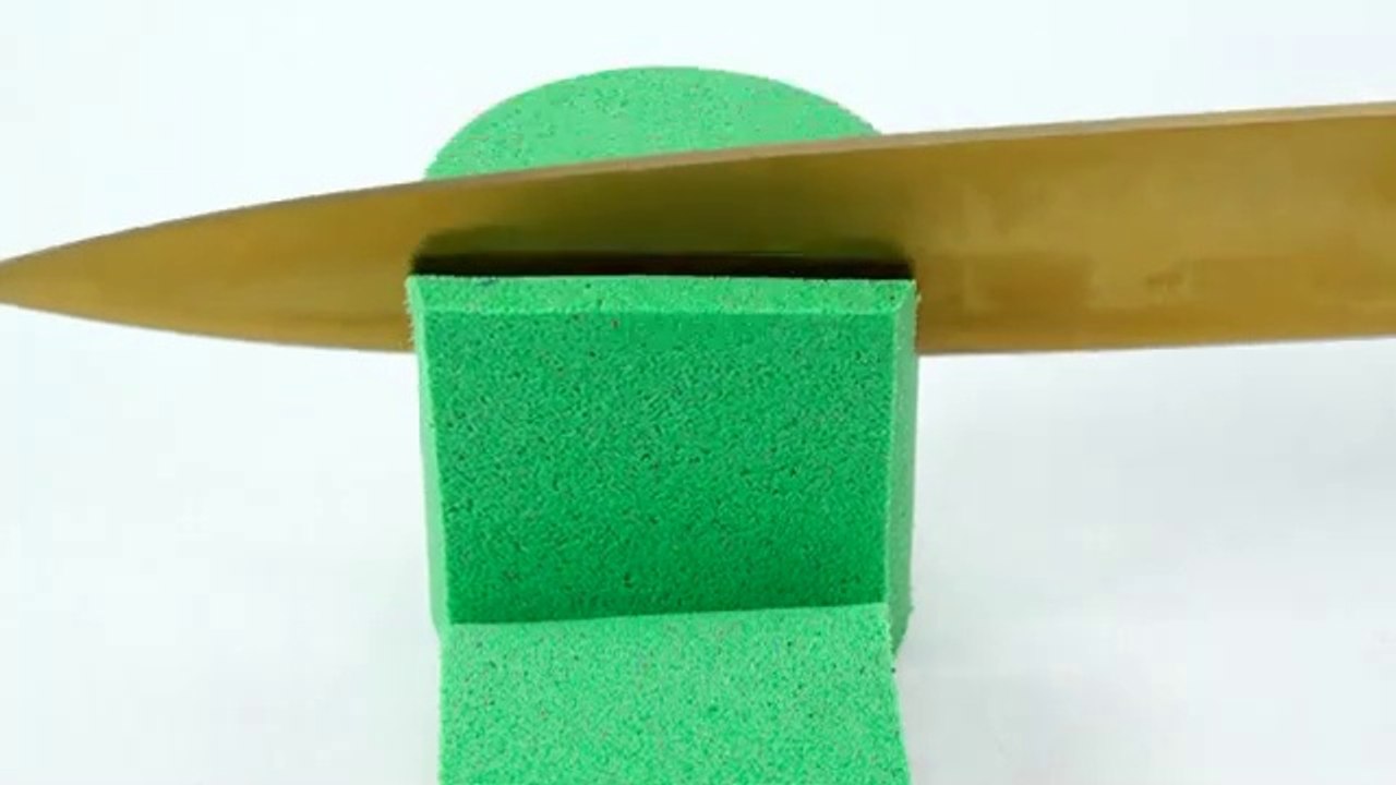 Satisfying Video _ How To Make Popsicle with Kinetic Sand Cutting ASMR #59