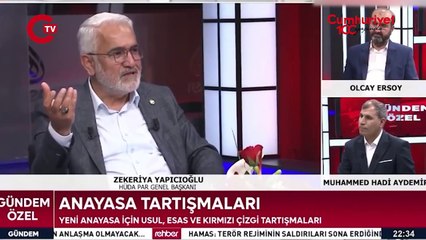 Hüda Par lideri: Anayasa'nın dördüncü maddesine karşıyız