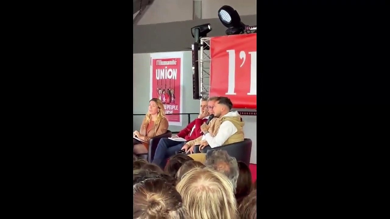 Regardez François Ruffin hué à la Fête de l'Humanité, à l'initiative du député LFI et fiché S, Raphaël Arnault, mais qui assume : "J’ai un désaccord moral profond, avec Jean-Luc Mélenchon"