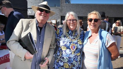 The opening of The Hastings Seafood, Wine & Music Festival in East Sussex