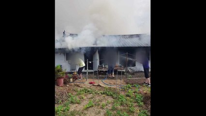 여수서 에어컨 화재로 주택 불타...80대 1명 경상 / YTN