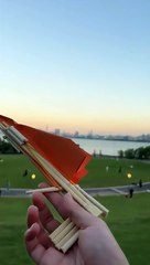 Paper airplane launcher