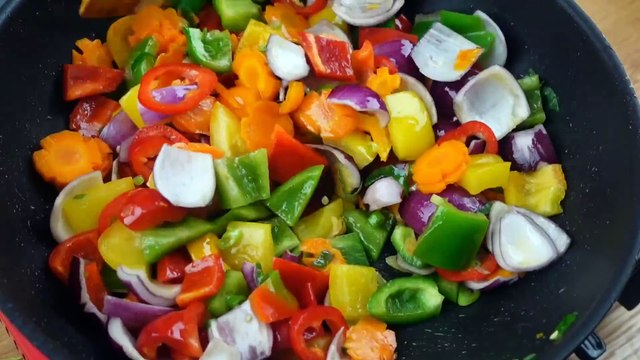 Beef Manchurian With Egg Fried Rice