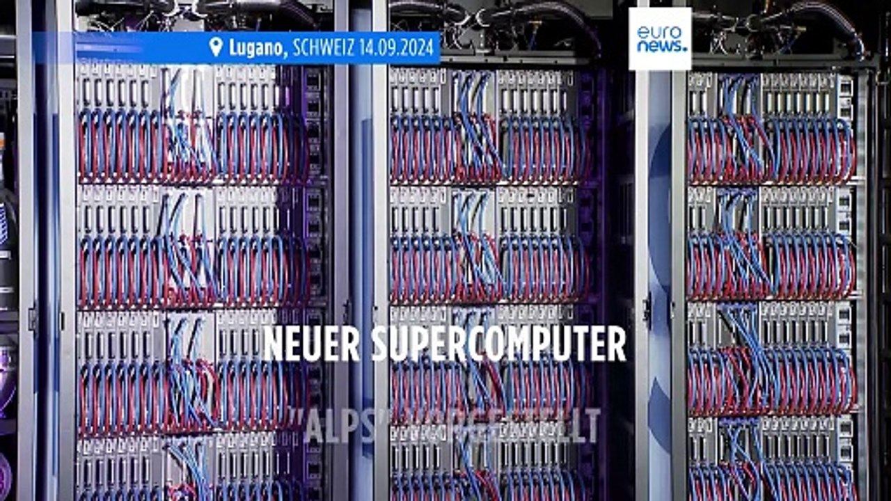 Gerade erst vorgestellt und direkt einer der leistungsstärksten Rechner der Welt: Supercomputer 'Alps'