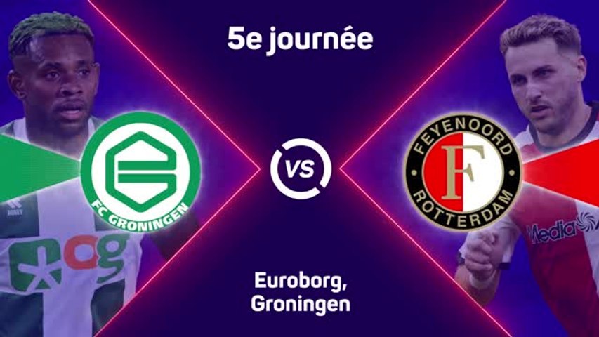 5e journée : Feyenoord rattrapé par Groningen en toute fin de match