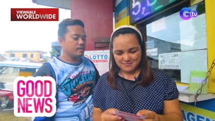 Babae mula sa Samar, madalas raw tumatama sa lotto?! | Good News