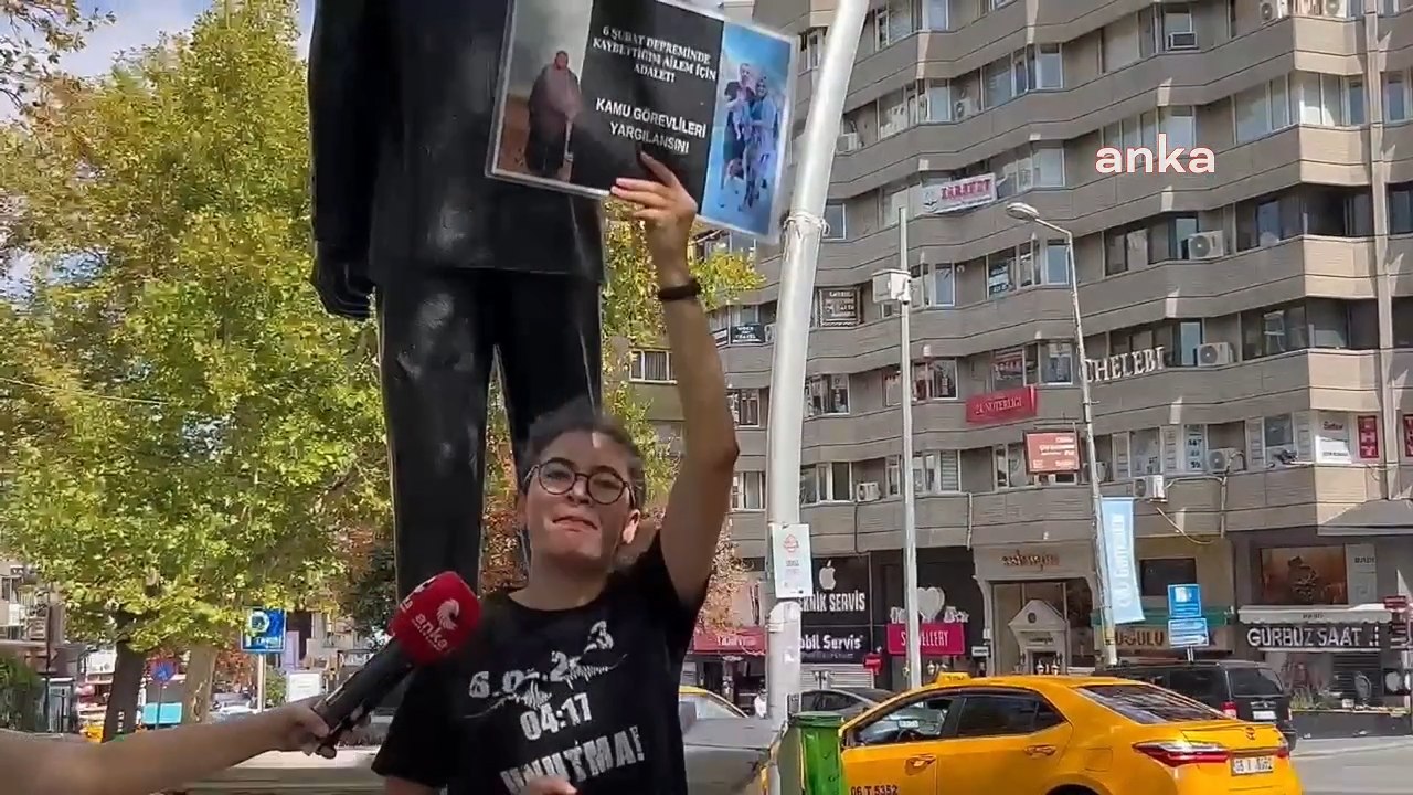 "Adalet nöbeti"ni Kuğulu Park'ta sürdüren depremzede Döne Kaya: " Cumhurbaşkanı'ndan bakanlıklarına kadar herkesi adaletin sağlanması için göreve davet ediyorum"