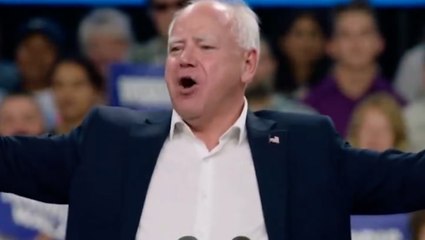 Tim Walz calls Donald Trump ‘smallest man in the world’