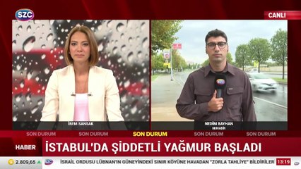 AKOM uyardı, İstanbul'u sağanak vurdu... Kentte göz gözü görmedi