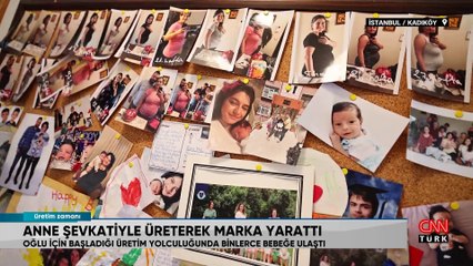 Bebeğinden ilham aldı, kendi işini kurdu