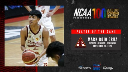 Player of the Game - Mark Gojo Cruz vs. AU | NCAA Season 100