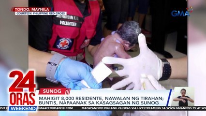Mahigit 8,000 residente, nawalan ng tirahan; buntis, napaanak sa kasagsagan ng sunog | 24 Oras Weekend