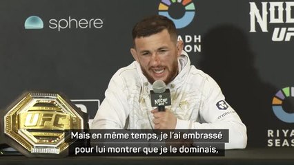 UFC 306 - Dvalishvili explique pourquoi il a embrassé O'Malley en plein combat