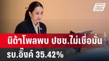 นิด้าโพลพบ ปชช.ไม่เชื่อมั่น รบ.อิ๊งค์ 35.42% | เข้มข่าวค่ำ | 15 ก.ย. 67