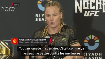 UFC 306 - Shevchenko sur un combat contre Fiorot : "Je veux me battre contre les meilleures"