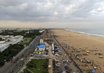 VIDEO: मरीना बीच पर सेंसर आधारित आधुनिक टेक्नोलॉजी से पार्किंग को बनाया जाएगा आसान