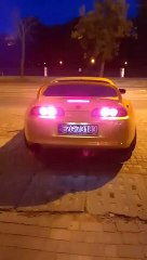 Toyota Supra Crazy loud sound with flame