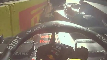 Download Video: El accidente entre Checo Pérez y Carlos Sainz en el GP de Azerbaiyán