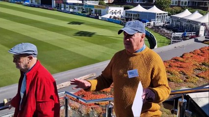 Finding out the history of Sussex Cricket Club at a Heritage Open Day