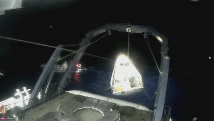 Watch moment billionaire Jared Isaacman returns to Earth on SpaceX rocket after historic mission