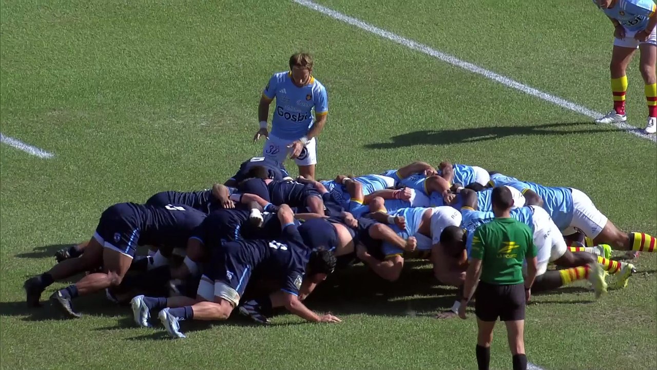 TOP 14 - Essai de Madosh TAMBWE (MHR) - USA Perpignan - Montpellier Hérault Rugby