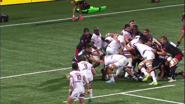 TOP 14 - Essai de Marko GAZZOTTI (UBB) - LOU Rugby - Union Bordeaux-Bègles