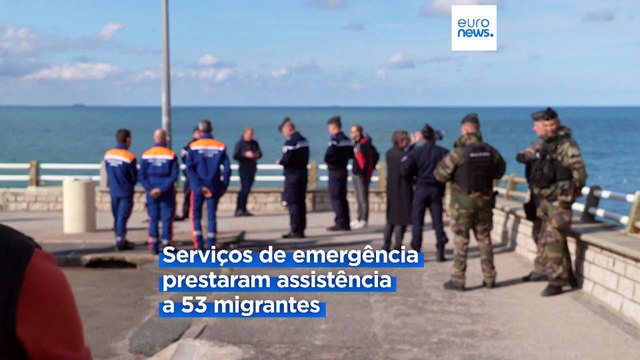 Oito migrantes morrem em naufrágio no Canal da Mancha