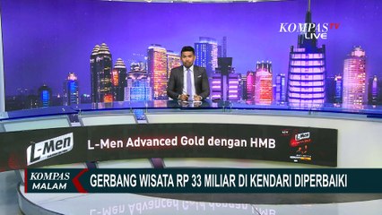 Sempat Viral Usai Rusak, Gerbang Wisata Rp33 Miliar di Kendari Sulteng Telah Diperbaiki
