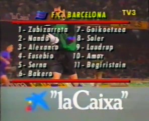 FC Barcelona vs. Real Madrid - La Liga 1990-1991