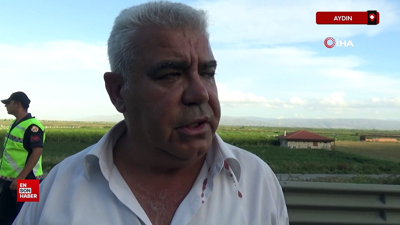 Aydın'da otobüsün önünü kesen saldırganlara jandarma engeli