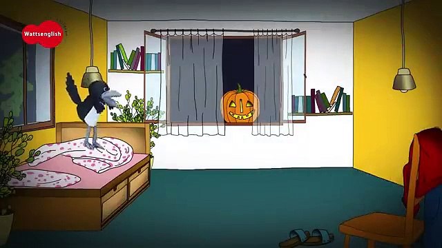 Haunted House for Kids _ Halloween Songs for Children from Steve and Maggie _ Wow English TV(360P)