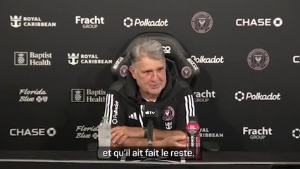 Inter Miami - Martino heureux du retour de Messi