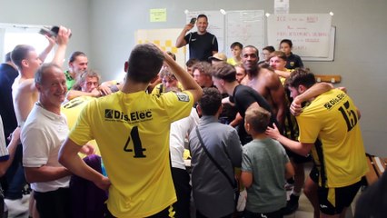 Le sporting Aniche atomise Brebière qui évolue en R3, score 5 - 0, la joie dans les vestiaires
