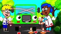 5 Little Buses Jumping on the Road | Bus Song for Kids | Wheels on the Bus TOKO KIDS