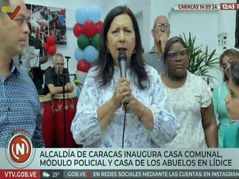 Alc. de Caracas Carmen Meléndez inauguró casa comunal, módulo policial y casa de abuelos en Lídice