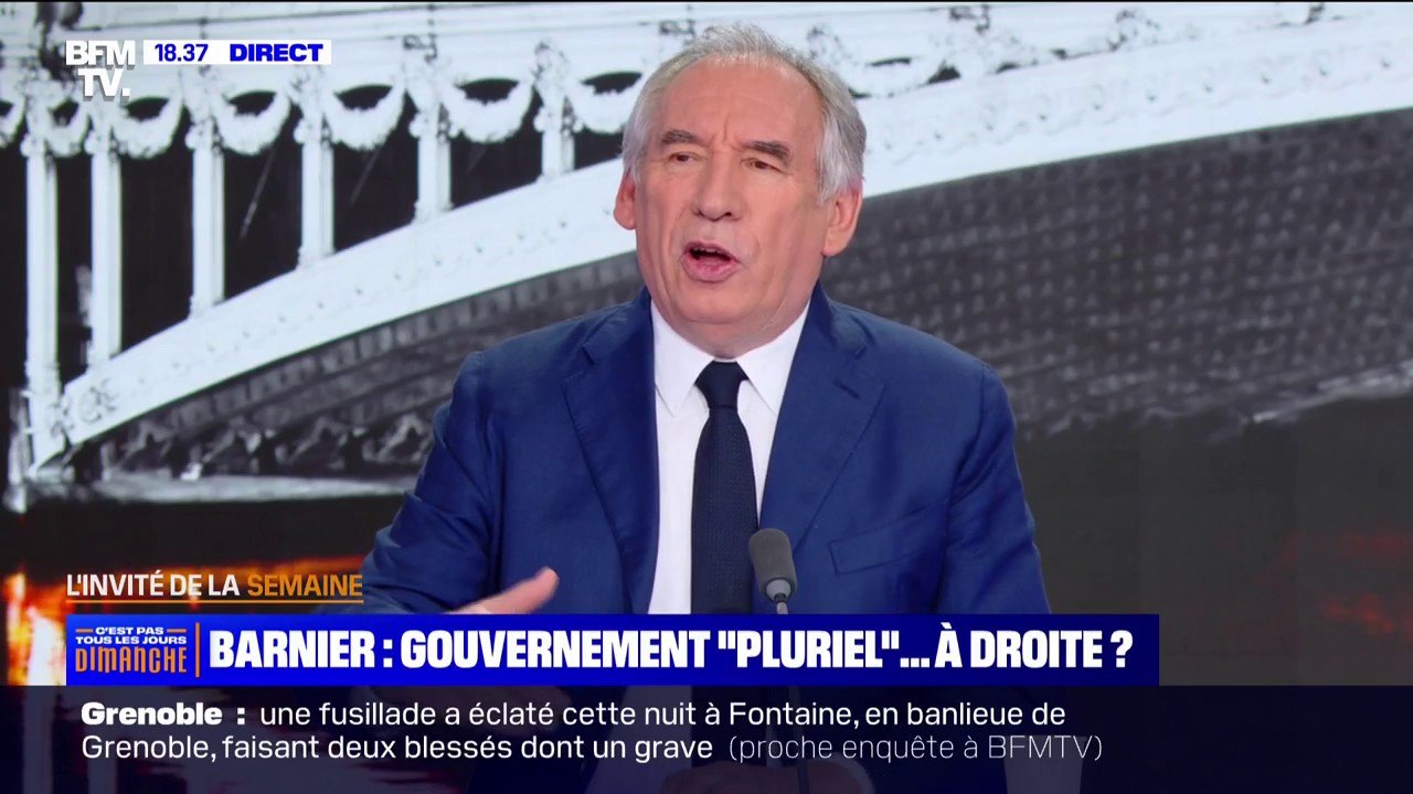 François Bayrou (président du MoDem): "Nous sommes face à un paysage politique éclaté"