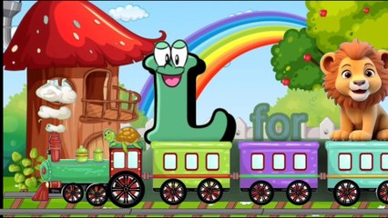 ABC Train Song for Kids | Fun & Educational Alphabet Song | Learn ABCs.