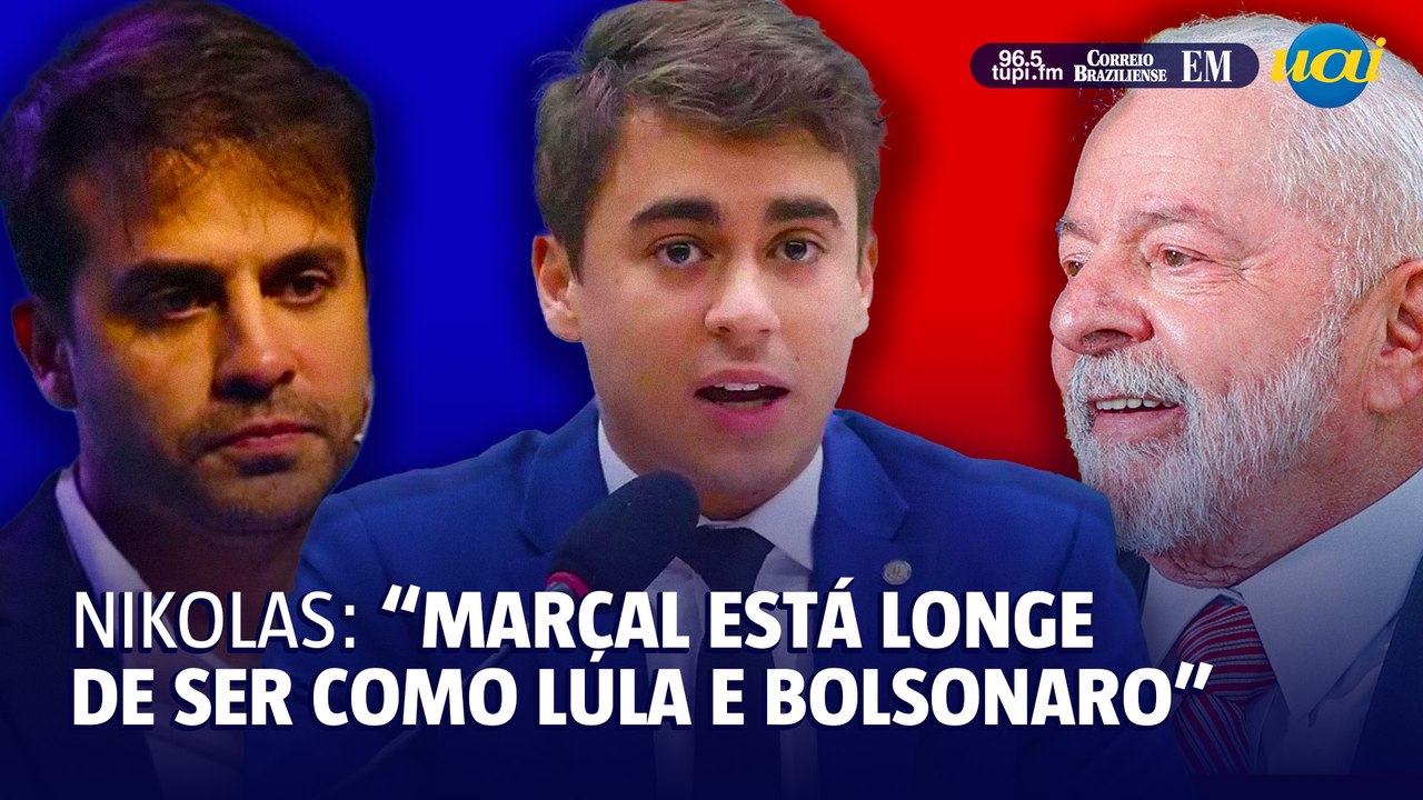 Nikolas critica Marçal e elogia carisma de Lula