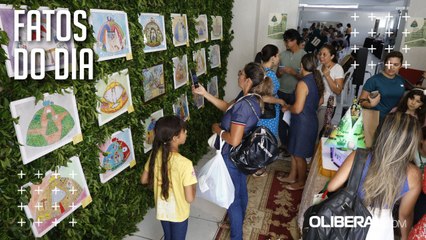 Exposição com desenhos de crianças dos Capuchinhos homenageia manto de Nossa Senhora de Nazaré