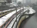 Chuo Line Feb 2008 Tokyo Snow