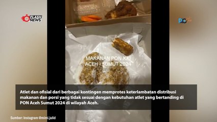 Atlet Suarakan Protes Terhadap Konsumsi Pon 2024 di Aceh
